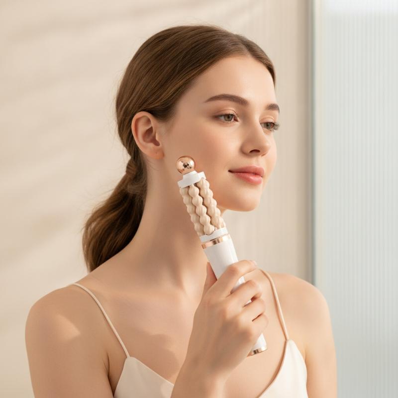 3D Facial Roller Massager Rota - Luxury Skincare Tools review and price